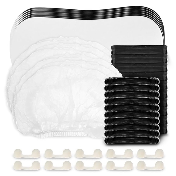 Spray Tan Essentials: 10 Each Hair Nets, Nose Plugs, Feet Pads & Undergarments - Picture 4 of 11